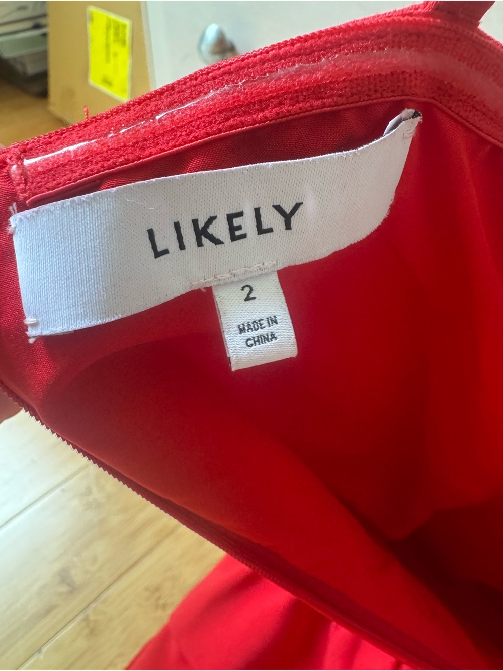 Likely NYC Amica Dress - Red Tiered Ruffle Dress - Picture 7 of 7